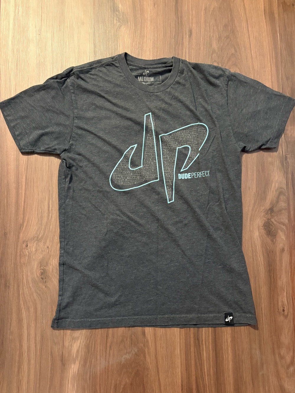 Gray Dude Perfect Shirt with Logo | Size M